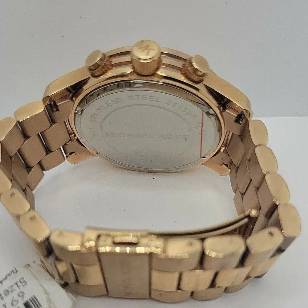Michael Kors Runway MK8096 Men's Stainless Steel Analog Dial Quartz Watch AM657